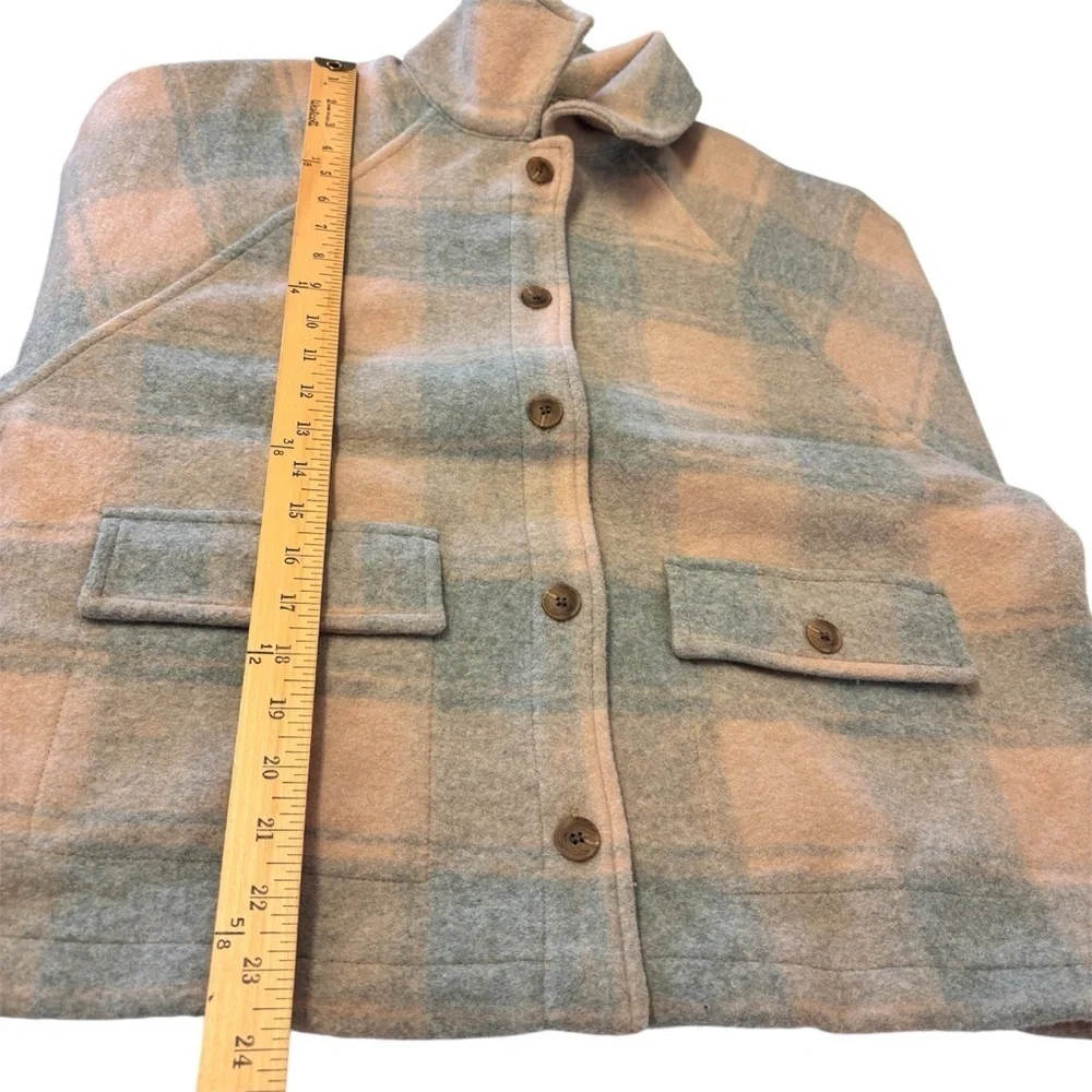 Madewell Oversized Brushed Jacquard Plaid Jacket Women’s Size Small